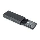 Assmann Electronic - Boîtier USB disque dur M.2, SSD externe, NVMe, 40Gbps, USB 4.0, aluminium, outil