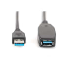 Assmann Electronic - Câble répéteur USB 3.0, A/M - A/F, AWG28 24, 15m, Chipset: GL3521, PM25LD512