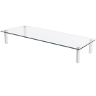 Assmann Electronic - Support de moniteur universel en verre 560x210x80mm, max 20kg