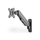 Assmann Electronic - Support écran simple avec ressort à gaz, montage mural 17-32", 8 kg, noir