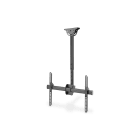 Assmann Electronic - Support plafond réglage télescopique de la hauteur, 37-70", 50 kg max., noir