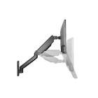 Assmann Electronic - Support mural écran avec ressort à gaz et bras pivotant 32", 9 kg max., noir