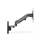 Assmann Electronic - Support mural écran avec ressort à gaz et bras pivotant 43", 23 kg max., noir