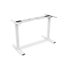 Assmann Electronic - Table réglable en hauteur électriquement, 2 moteurs, 3 vitesses, blanc