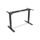 Assmann Electronic - Table réglable en hauteur électriquement, 2 moteurs, 3 vitesses, noir