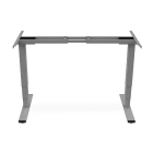 Assmann Electronic - Table réglable en hauteur électriquement, 2 moteurs, 3 vitesses, gris