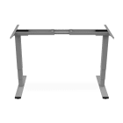 Assmann Electronic - Table réglable en hauteur électriquement, 2 moteurs, 3 vitesses, gris
