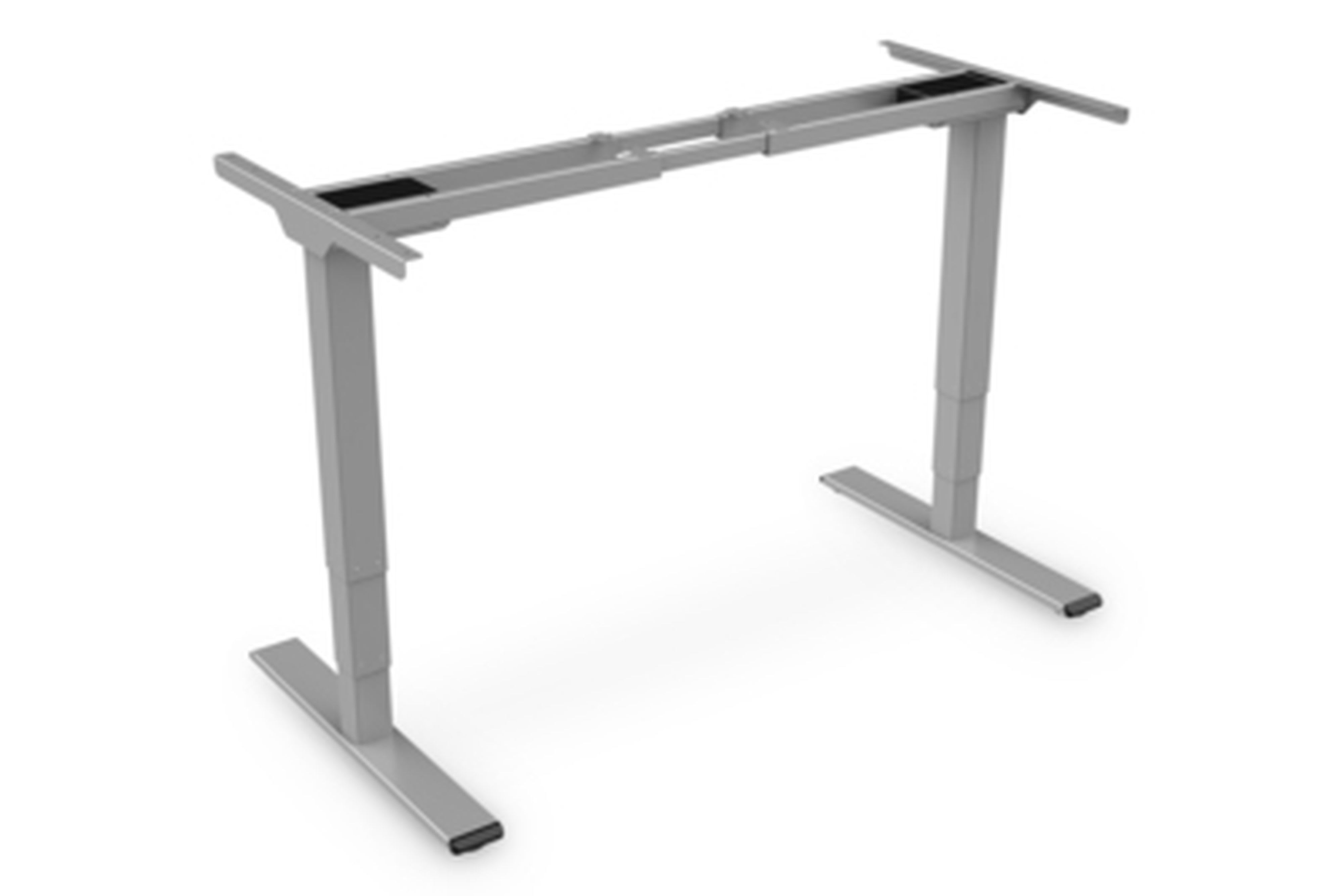 Assmann Electronic - Table electrique reglable en hauteur 2 moteurs, 3 vitesses gris