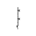 Assmann Electronic - Montage vertical de l'ecran 17-32, 8 kg max. chacun, fixation avec pince ou man