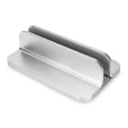 Assmann Electronic - Support double écran, vertical pour ordinateur portable, aluminium argent