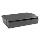 Assmann Electronic - Tiroir de bureau noir extensible 17cm, charge maximale 5 kg, 51,3x 31-48x10,8cm