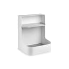 Assmann Electronic - Support sous le bureau avec compartiment, système de fermeture blanc