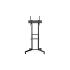 Assmann Electronic - Chariot TV compact et économique en acier avec tablette, 37" à 70", noir