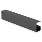 Assmann Electronic - Plateau de gestion des câbles noir, sous le bureau