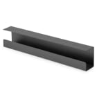 Assmann Electronic - Plateau de gestion des câbles noir, sous le bureau