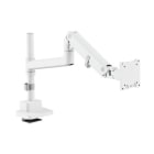Assmann Electronic - Support d'écran simple 57" 27 kg Vérin à gaz VESA 75x75/100x100 blanc