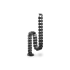 Assmann Electronic - Chemin de câbles flexible avec longueur adaptable, noir, 1,3m