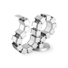 Assmann Electronic - Chemin de câbles flexible avec longueur adaptable, argent, 1,3m