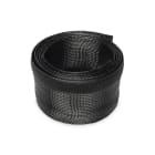 Assmann Electronic - Gaine de câbles flexible avec fermeture auto-agrippante noir, 2m