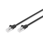 Assmann Electronic - Câble patch, CAT6, RJ45 St/St, 3.0m, S-FTP, AWG 27/7, LSZH, couleur noir