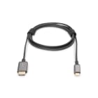 Assmann Electronic - Cable adaptateur USB type-C, type-C vers HDMI A M-M, 2,0 m, 4K-60Hz, 18 Go, CE,