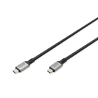 Assmann Electronic - Câble USB 4, type C vers type C, 8K@30Hz, PD3.0, 20Gbits/s, 3m, noir