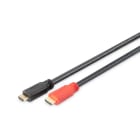 Assmann Electronic - Câble HDMI haut débit, type A, m/ amp .MM , 10m, Ultra HD 24 p, CE, noir