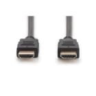 Assmann Electronic - Câble HDMI Premium haut débit connection, type A MM, 3.0m, Ultra HD 60p, noir