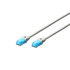 Assmann Electronic - Câble de brassage CAT5E U-UTP, PVC AWG 26/7, longueur 1 m, couleur blanc