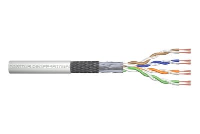 Assmann Electronic - CAT5E SF-UTP brut 305 m, boîte, AWG 26/7, PVC, simplex, gris