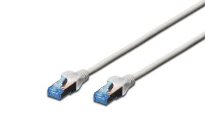 Assmann Electronic - Câble de brassage CAT5E SF-UTP, PVC AWG 26/7, longueur 5 m, couleur gris