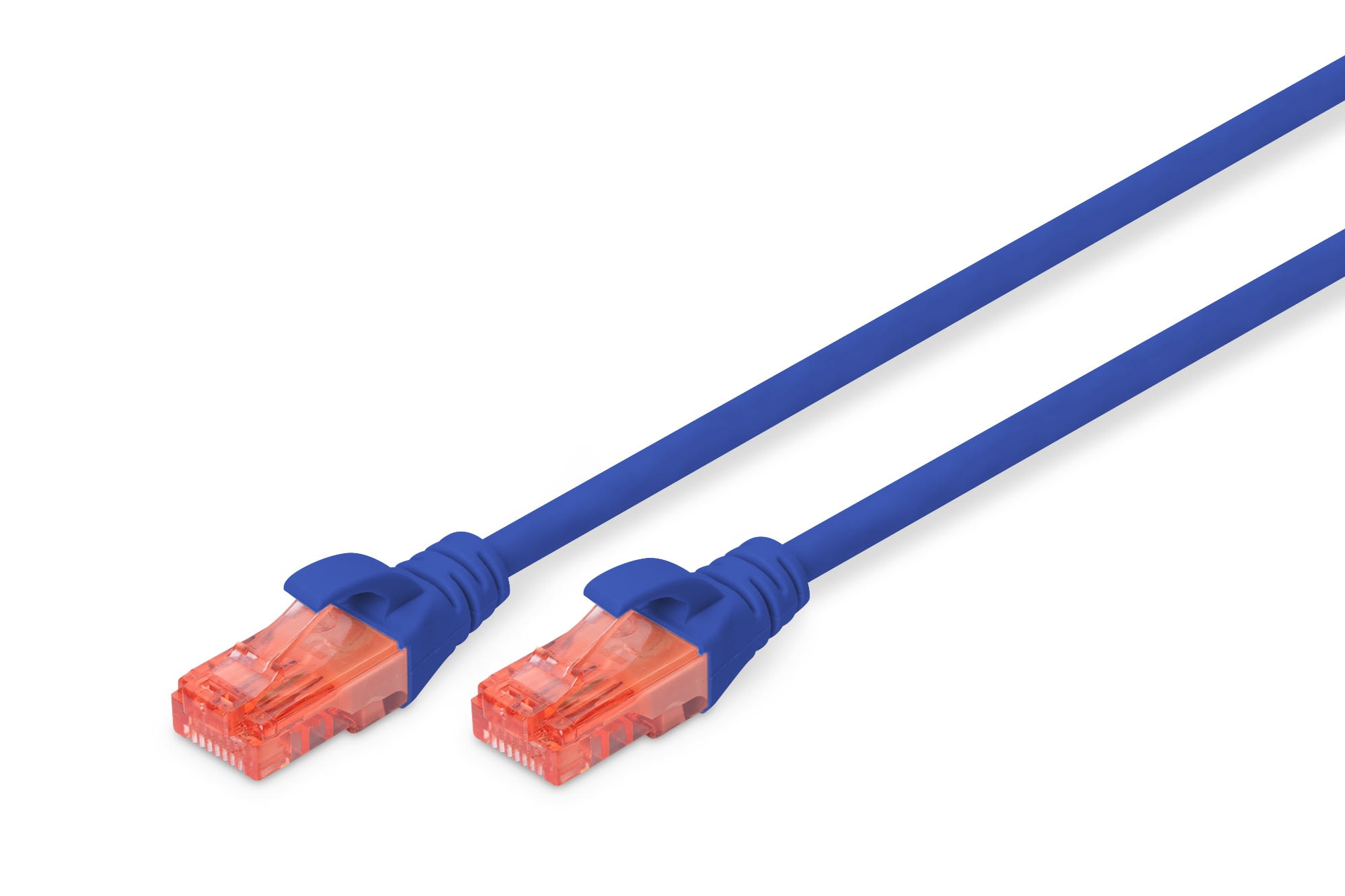 Assmann Electronic - Câble de brassage CAT6U-UTP, PVC AWG 26/7, longueur 2 m, couleur bleu