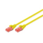 Assmann Electronic - Câble de brassage CAT6U-UTP, PVC AWG 26/7, longueur 2 m, couleur jaune