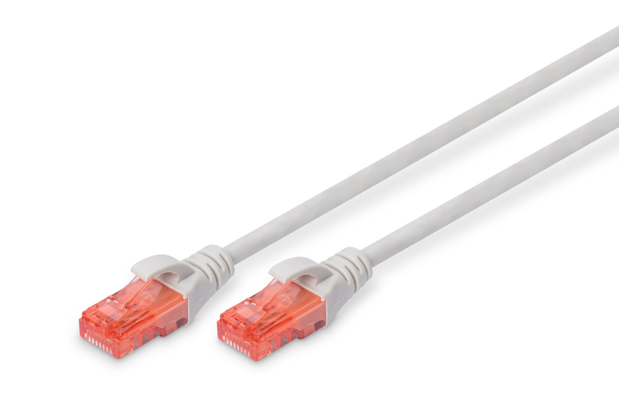 Assmann Electronic - Câble de brassage CAT6U-UTP, PVC AWG 26/7, longueur 2 m, couleur gris