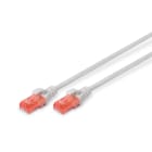 Assmann Electronic - Câble de brassage CAT6U-UTP, PVC AWG 26/7, longueur 2 m, couleur gris