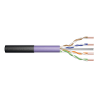 Assmann Electronic - CAT6 U-UTP, extérieur, 250 MHz intérieur Eca (LSZH-1), AWG 23/1, 500m, Sx, noir