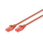 Assmann Electronic - Câble de brassage CAT6U-UTP, Cu, LSZH AWG 26/7, longueur 10 m, couleur rouge