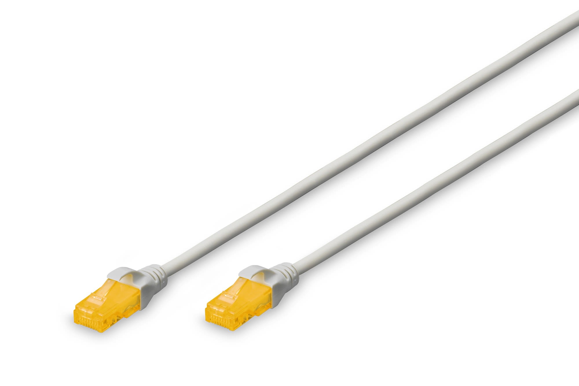 Assmann Electronic - Câble de brassage Slim CAT 6A U-UTP, Cu, LSZH AWG 28/7, longueur 2m, gris