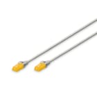 Assmann Electronic - Câble de brassage Slim CAT 6A U-UTP, Cu, LSZH AWG 28/7, longueur 2m, gris