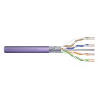 Assmann Electronic - Câble CAT6 F-UTP, 250 MHz Eca (EN 50575), AWG 23/1, carton 100 m, Sx, Violet