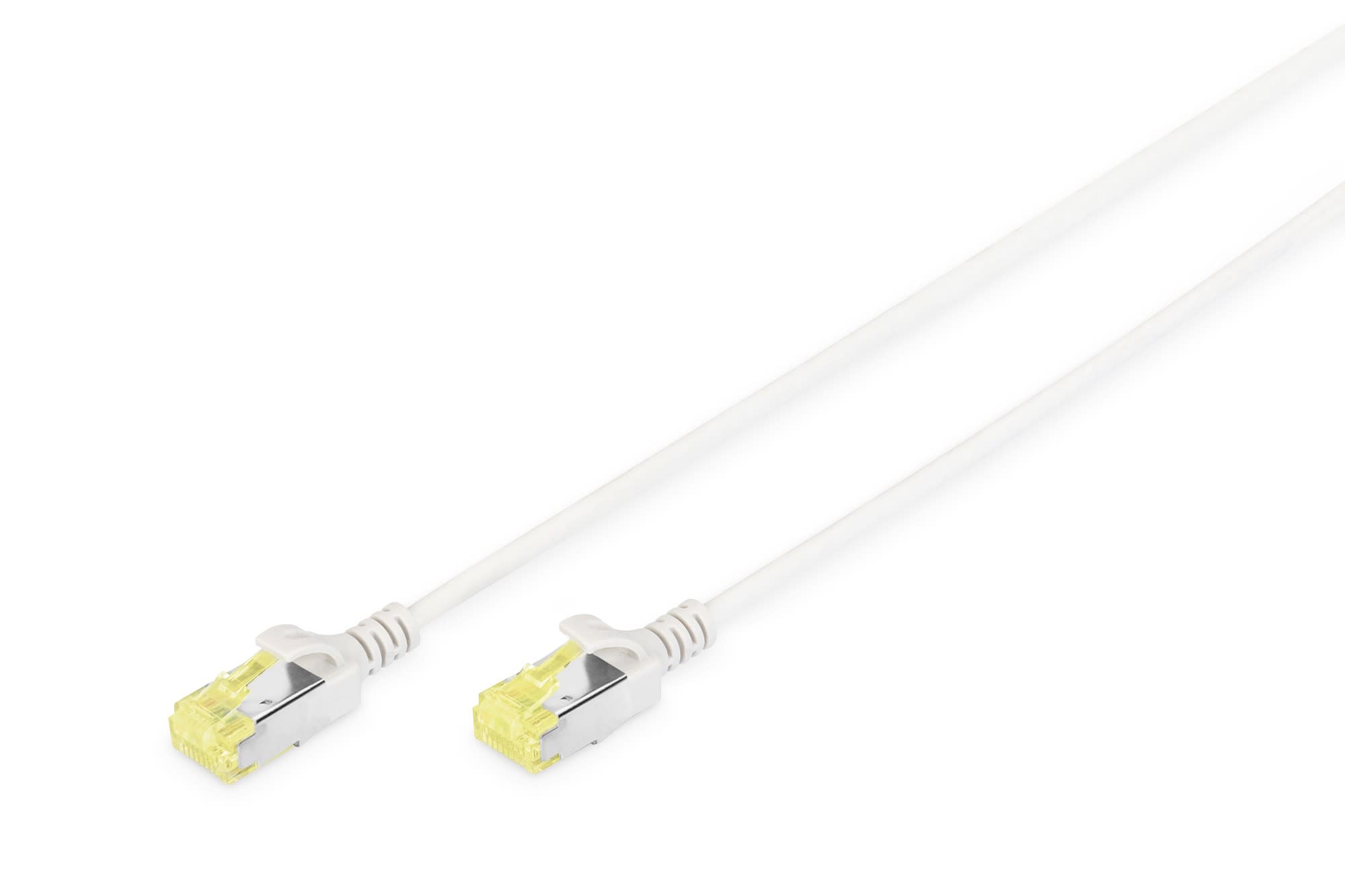 Assmann Electronic - Câble de brassage Slim CAT 6A U-FTP, Cu, LSZH AWG 28/7, longueur 10m, gris