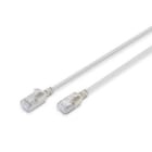 Assmann Electronic - CAT6A F-FTP câble réseau fin et flexible cuivre, LSZH AWG 32/7,  10m, gris