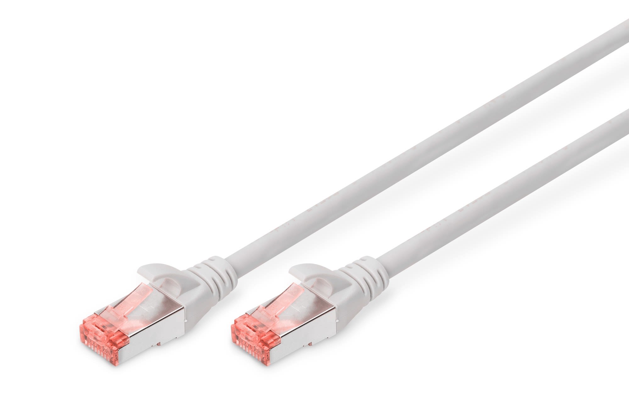 Assmann Electronic - Câble réseau CAT6 S-FTP, Cu, LSZH AWG 27/7, longueur 0,25 m, couleur gris