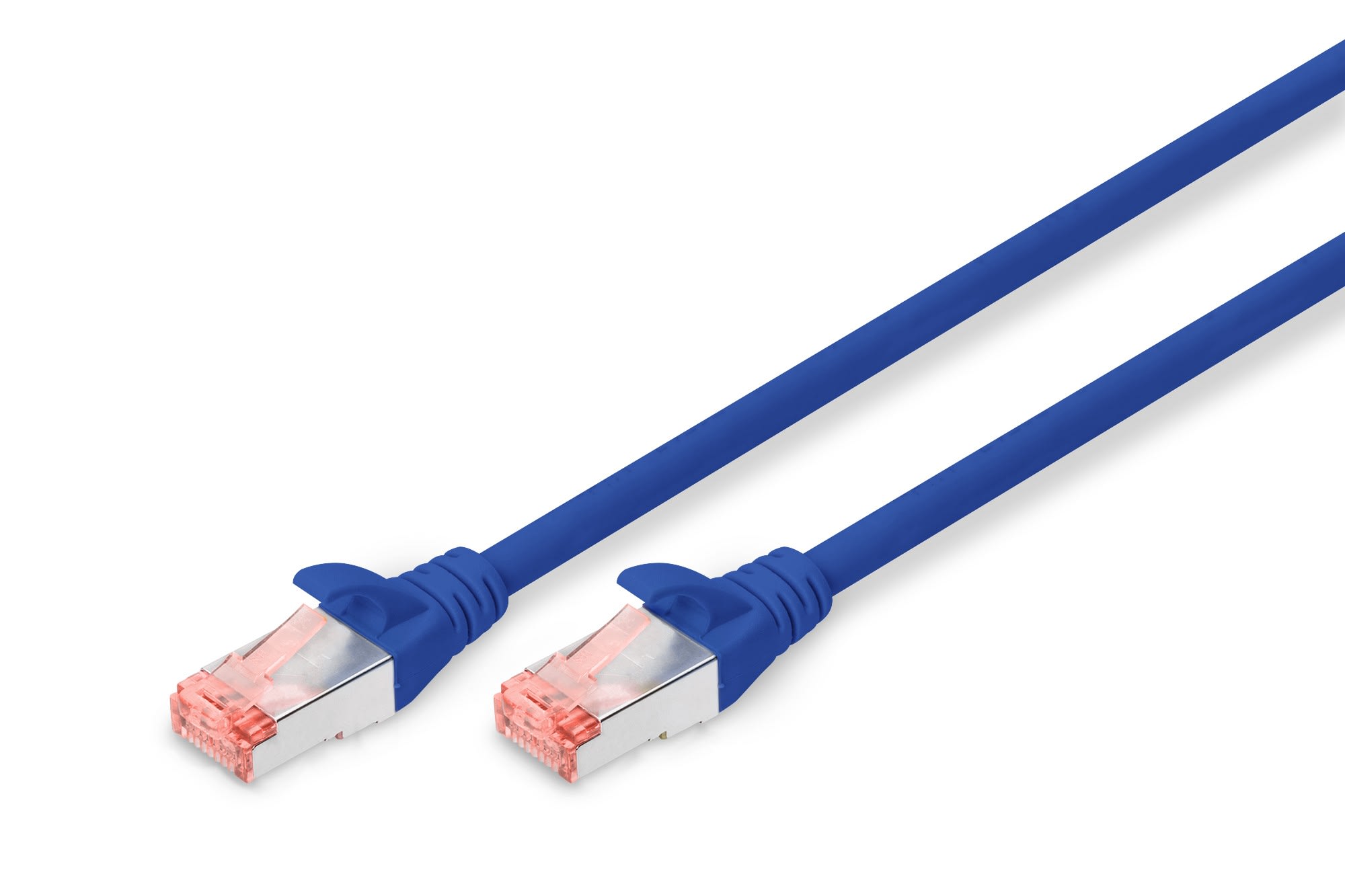Assmann Electronic - Câble réseau CAT6 S-FTP, Cu, LSZH AWG 27/7, longueur 0,5m, couleur bleu