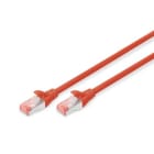 Assmann Electronic - Câble patch CAT 6 S-FTP, Cu, LSZH AWG 27/7, longueur 0,5 m, couleur rouge