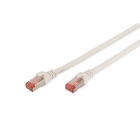 Assmann Electronic - CâbleCAT 6 S-FTP, Cu, LSZH AWG 27/7, longueur 0,5 m, couleur blanc