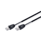 Assmann Electronic - CAT6 S-FTP extérieur Cu, PE AWG 27/7, 1m, couleur de la gaine extérieure noire
