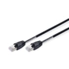 Assmann Electronic - CAT6 S-FTP extérieur Cu, PE AWG 27/7, 1m, couleur de la gaine extérieure noire