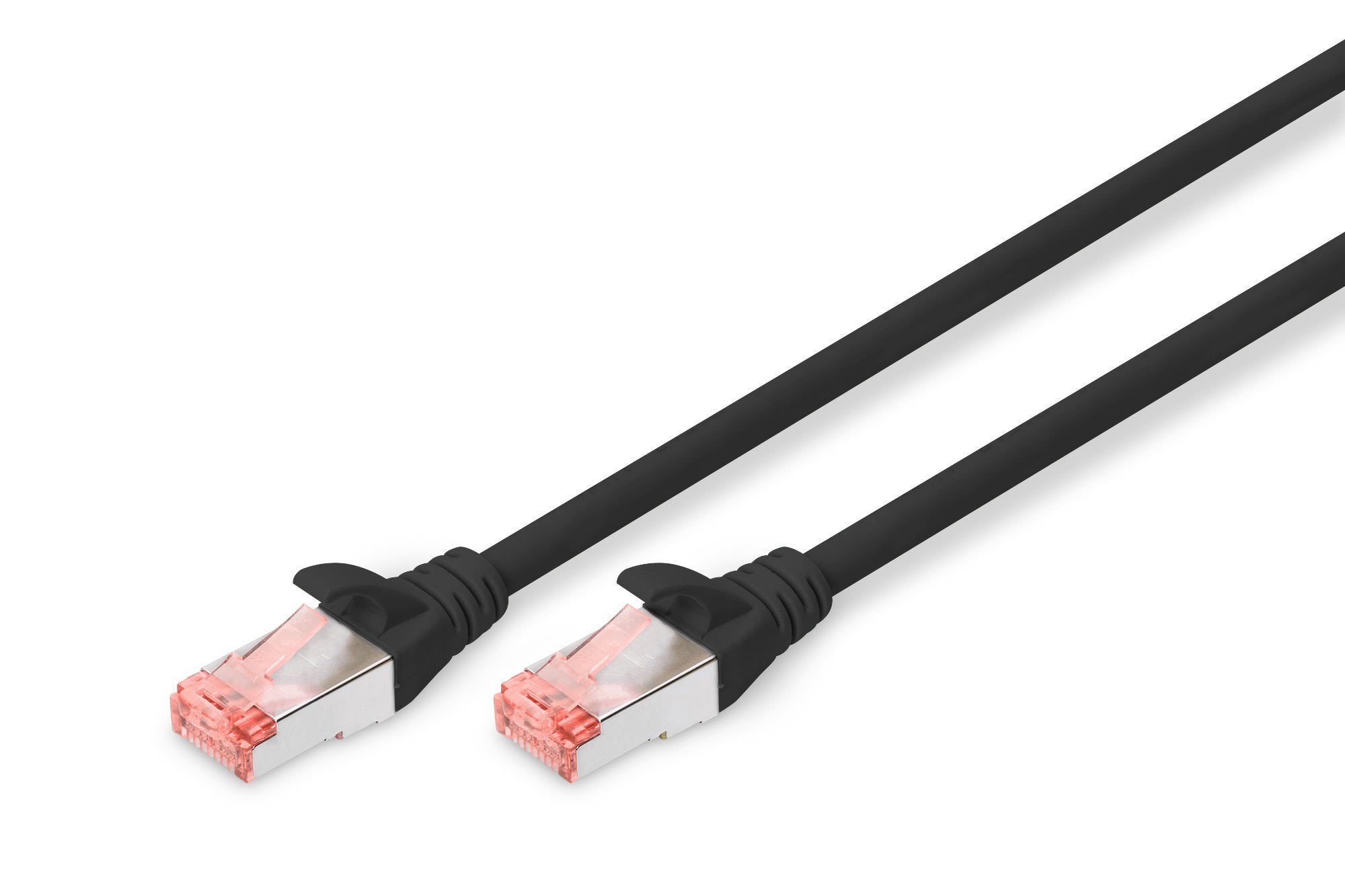 Assmann Electronic - Câble patch CAT 6 S-FTP, Cu, LSZH AWG 27/7, longueur 2 m, couleur noire