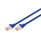 Assmann Electronic - Câble patch CAT 6 S-FTP, Cu, LSZH AWG 27/7, longueur 2 m, couleur bleu